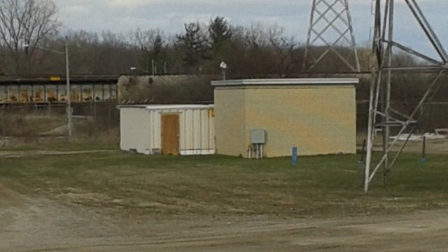 Flint Water Treatment Plant shed