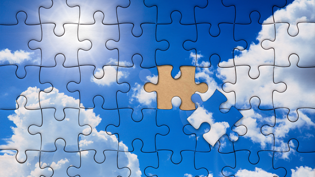 research on the effects of climate change on agricultural productivity Jigsaw puzzle of the sky.