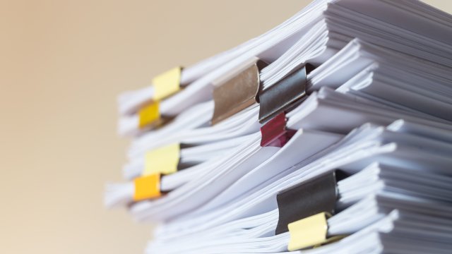 stack of documents