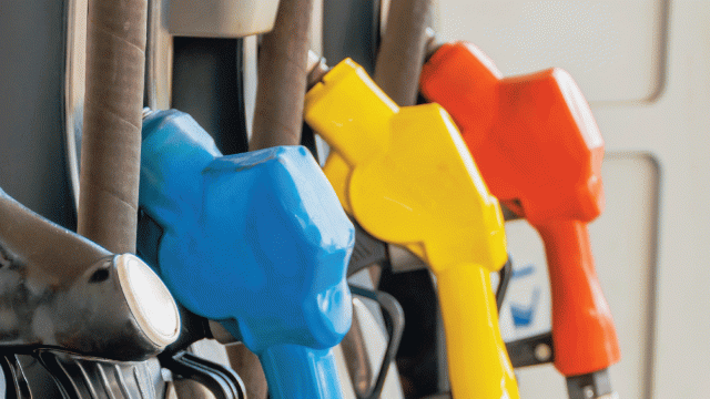 a fuel pump at a station