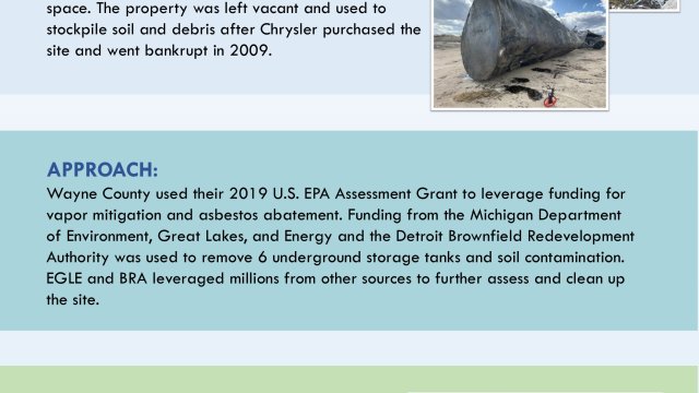 EPA Region 5 Brownfields Poster, Detroit, Michigan