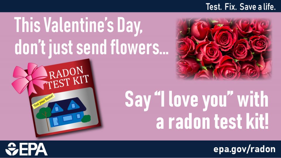 Valentine's Day radon graphic