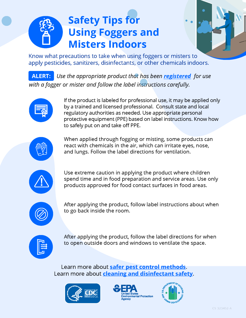 the fogger mister safety tip factsheet