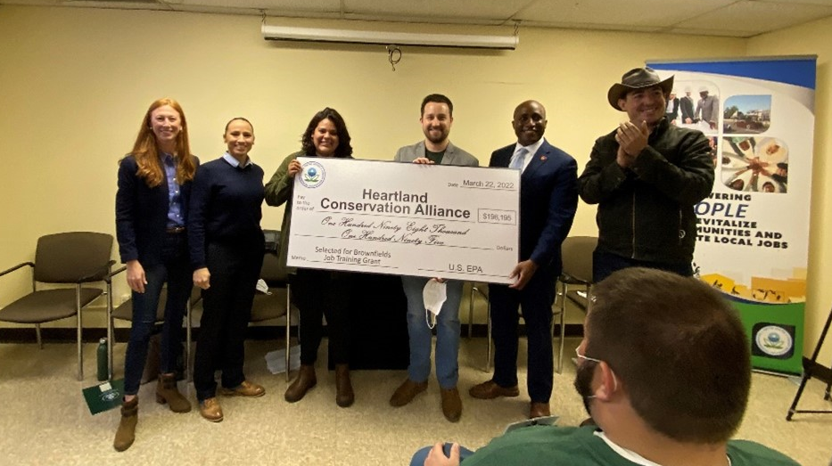 EPA Region 7 Presents Nearly 200K Check to Heartland Conservation Alliance for Brownfields Job