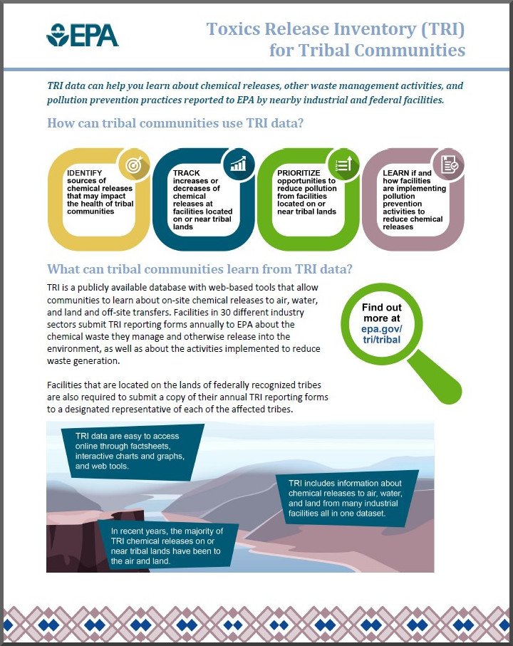 TRI for Tribal Communities US EPA