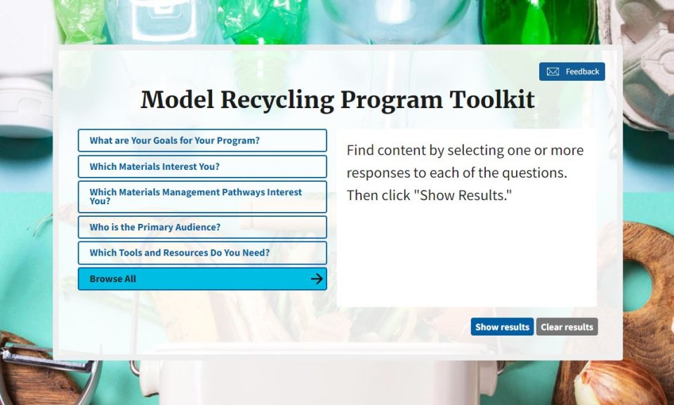 Model Recycling Program Toolkit