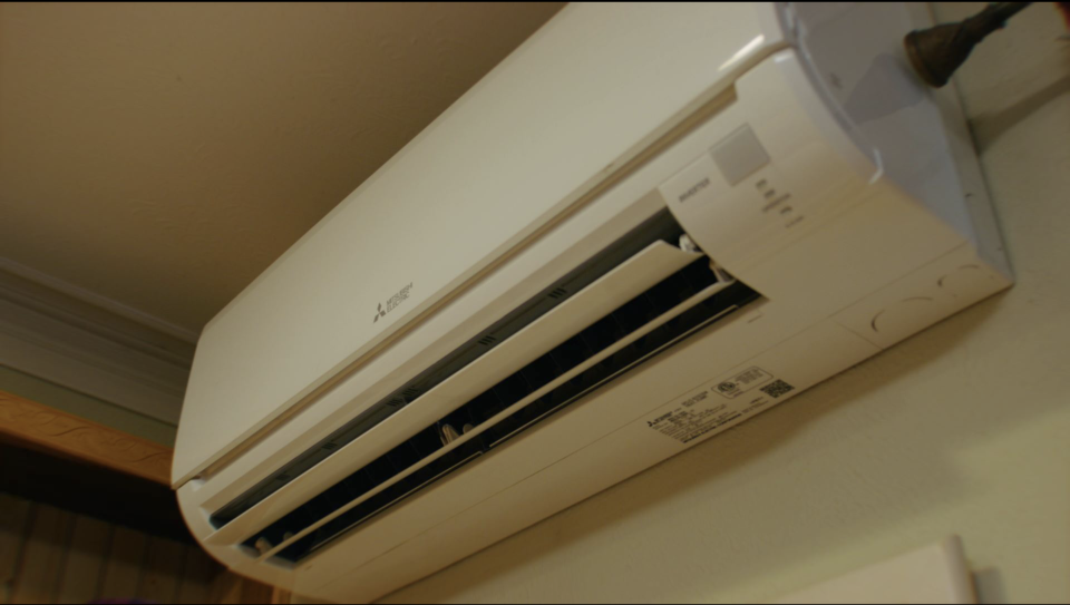 Photo of a ductless mini-split heat pump, one example of the types of energy efficient equipment anticipated to be installed through the City of Westminster's project.