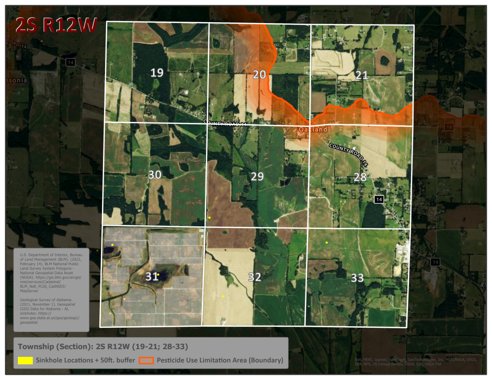 Alabama Township 2SR12W 19-21, 28-33