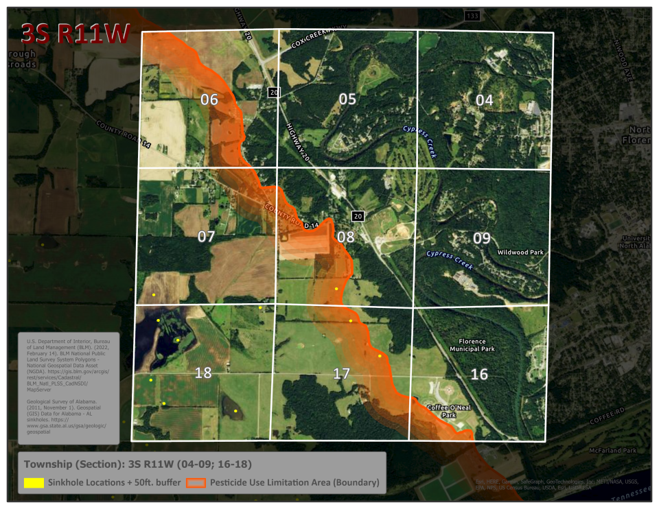 Alabama Township 3SR11W 04-09, 16-18