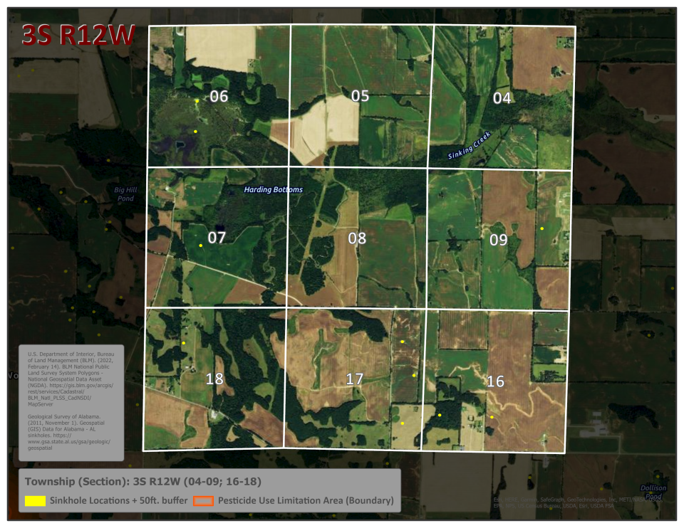 Alabama Township 3SR12W 04-09, 16-18