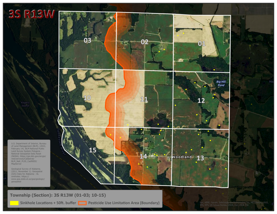 Alabama Township 3SR13W 01-03, 10-15