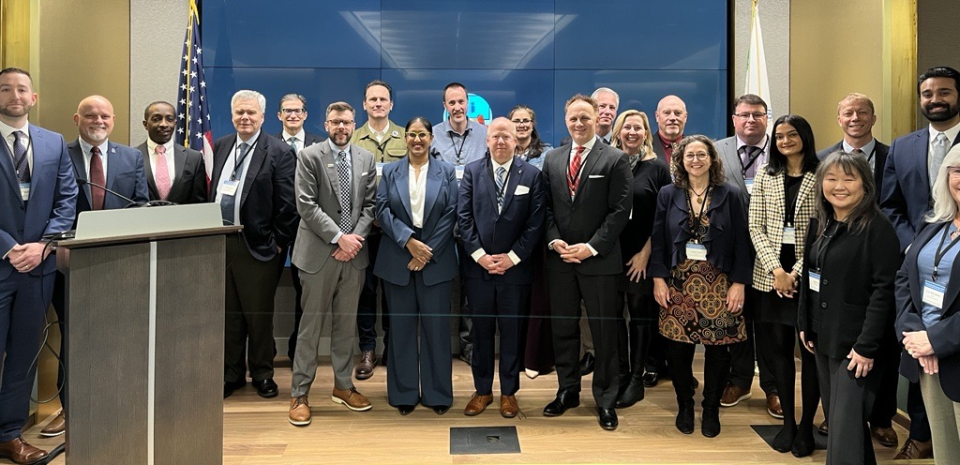 Decentralized MOU Signatories, December 5, 2023 Top Row (left to right): Zach Lowenstein (U.S. EPA), Vern Steel (NRWA), Andrew Sawyers (U.S. EPA), Ben Grumbles (ECOS), Stuart Sarkozy-Banoczy (OSA), Kevin Orner (ACTAT), Julia Anastasio (ACWA), Adam Krantz (NACWA), John Feretta (NAWT) Matt Sigler (ICC), Jeff Moeller (WRF), Kabir Thatte (Dig Deep). Bottom Row (left to right): Eric Casey (SORA), Ted Stiger (RCAP), Farah Ahmad (USDA-RD), Harold Chase (NSF), Dan Hansen (IAPMO), Allison Blodig (NOWRA), Heidi Fall