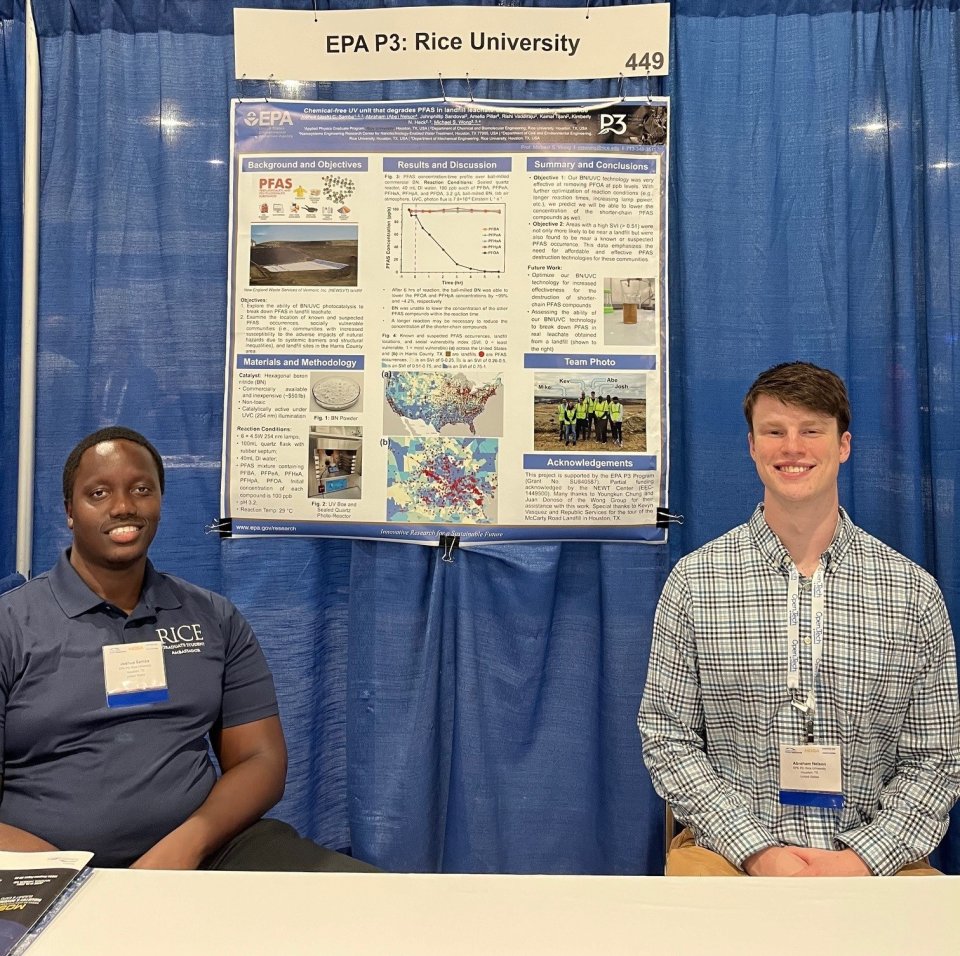 Rice University 2024 P3 Expo Team