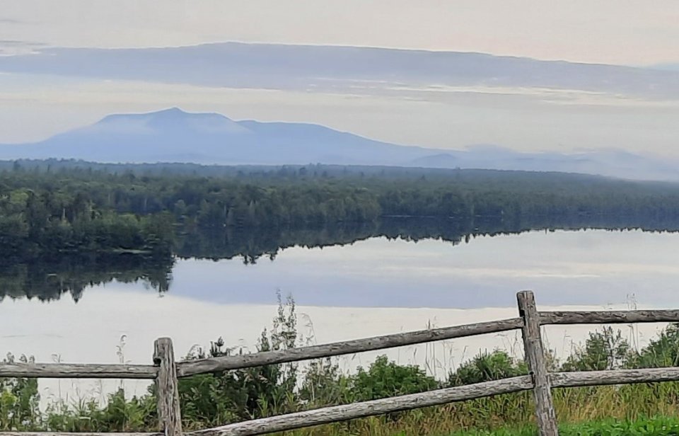 Lake with Mountain in Background