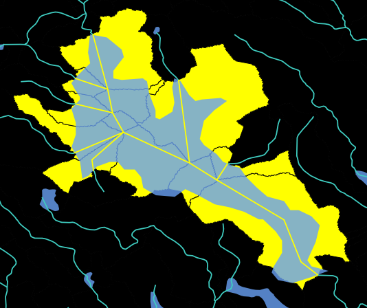 On-network lakes