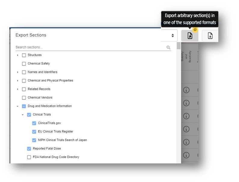 Safety module export choices
