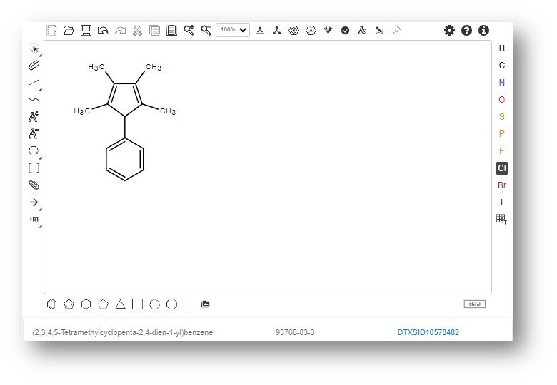Search module example chemical