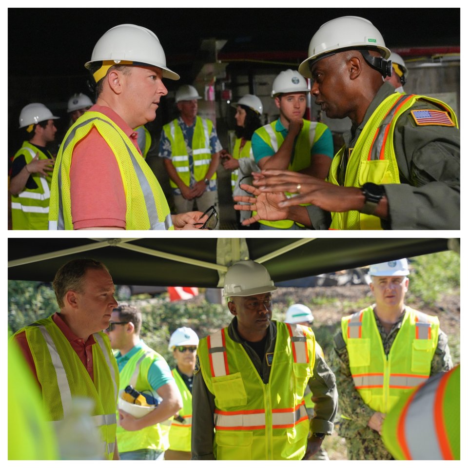 EPA Administrator Lee Zeldin tours the Red Hill Bulk Fuel Storage Facility.