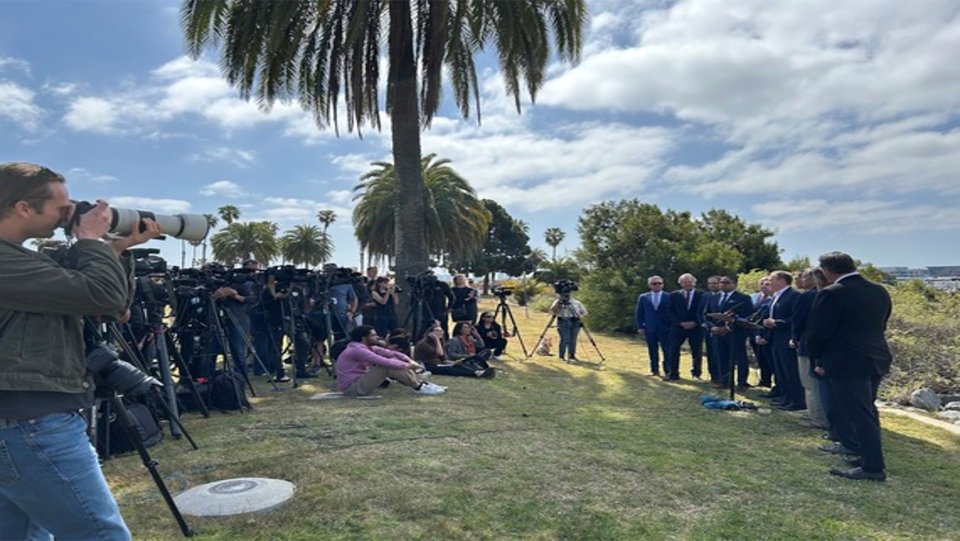 EPA Administrator Zeldin and delegation hold a press conference on the Tijuana River crisis