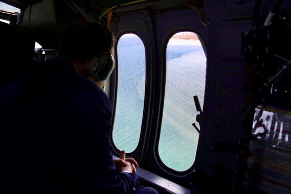 EPA Administrator Lee Zeldin took a helicopter tour with U.S. Customs and Border Protection.