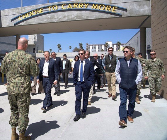 EPA Administrator Lee Zeldin tours a Navy SEAL training facility to hear firsthand accounts of the impacts of the Tijuana River crisis.