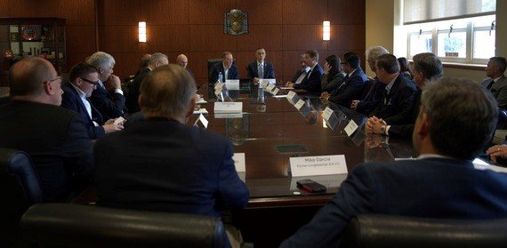 EPA Administrator Lee Zeldin participates in a roundtable discussion about the Tijuana River crisis.