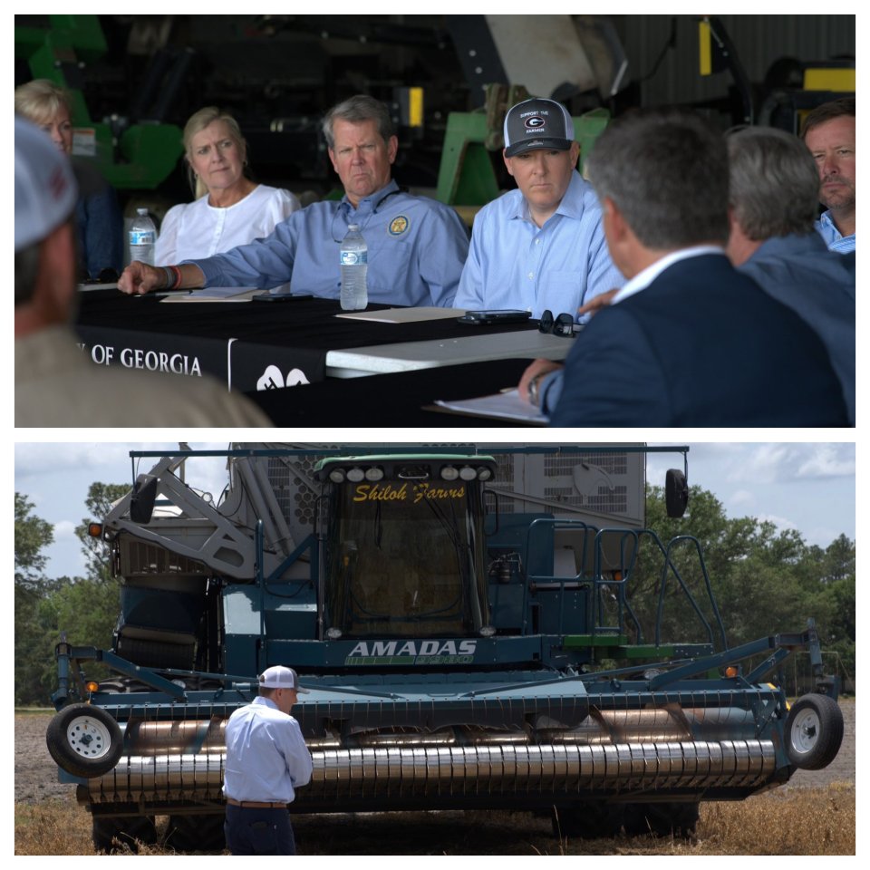 Administrator Zeldin visits with Georgia farmers.
