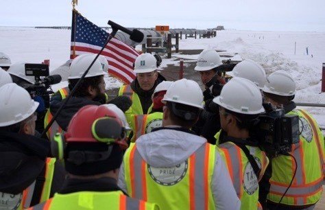 EPA Administrator Zeldin visits Trans-Alaska Pipeline Pump Station 1.