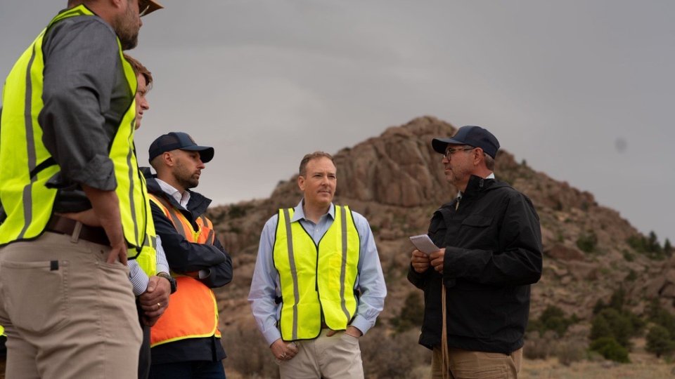Administrator Zeldin tours Cowboy Sate Mine