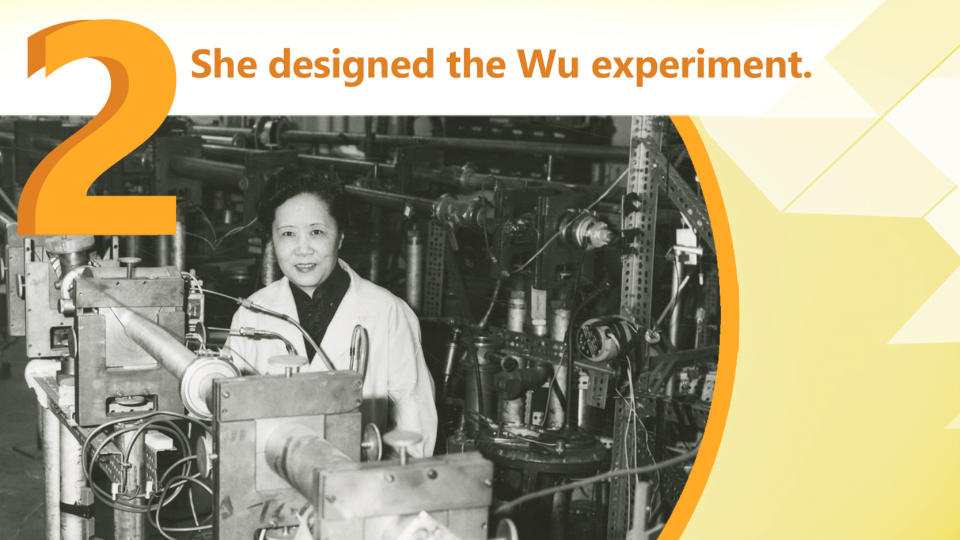 Dr. Wu in a research lab