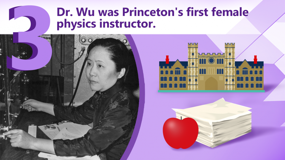 Dr. Wu princeton instructor
