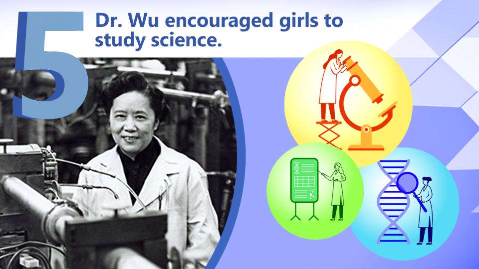 Dr. Wu helps women scientists