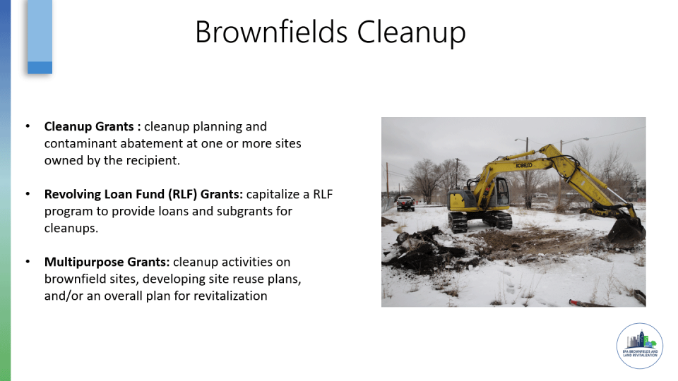 Site Cleanup Program and Brownfields