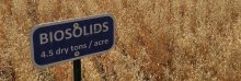 biosolids sign