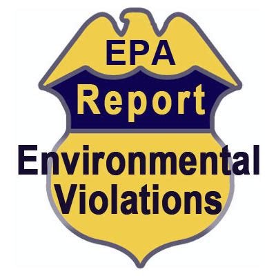 Image of EPA Report an Environmental Violations