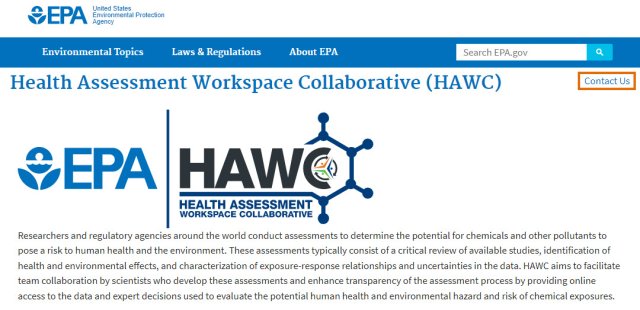 HAWC Home page Contact Us