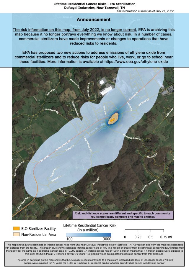 New Tazewell, Tennessee (DeRoyal Industries) US EPA