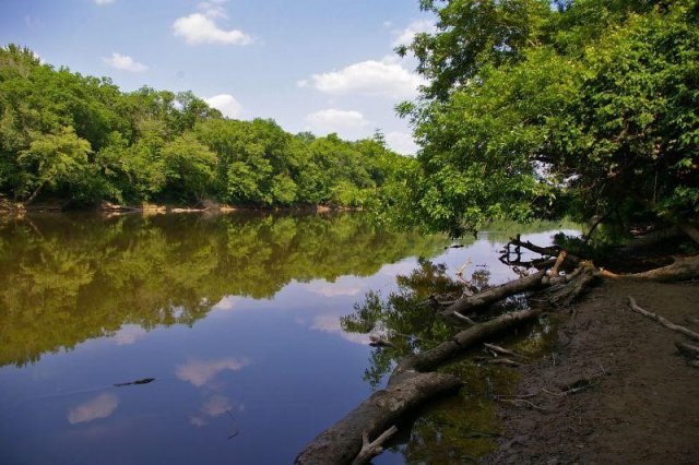 The Cape Fear river in North Carolina