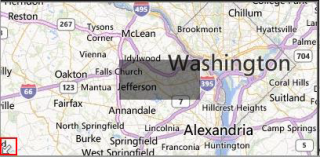 Arrow to minimize overview map