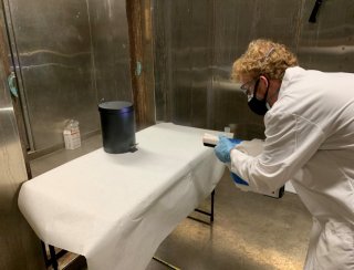 Electrostatic sprayer testing