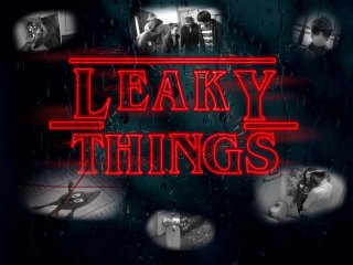Title card for "Leaky Things" video