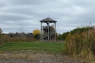 Observation Tower at Belle Isle Salt Marsh