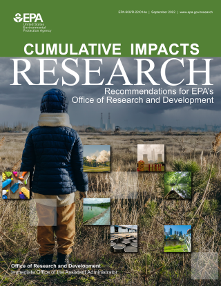 The front cover of the Cumulative Impacts Research Report.