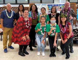 P2 grant ceremony in Hawaii