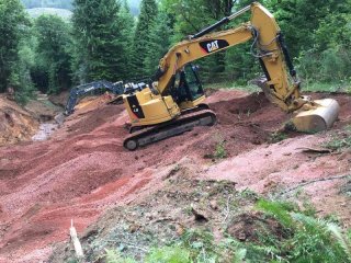 Construction being done at the Black Butte Superfund site