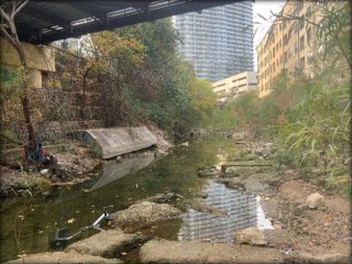 Modified urban stream