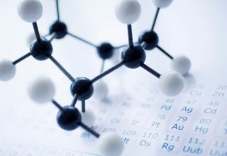 stock image of a chemical molecule