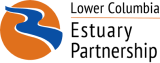 Orange and blue logo of the Lower Columbia Estuary Partnership, an EPA National Estuary Program partnership.