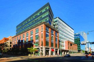 Exterior of the Region 8 headquarters building in downtown Denver