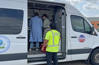 EPA Region 7 scientists provide the Santee Sioux drinking water utility with sample analysis through the Region 7 Mobile Drinking Water Lab.